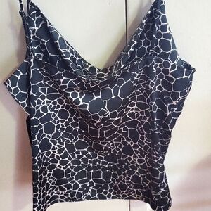 Stylish Green and White Women's Top